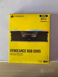 Ram DDR5 6000mhz 32gb Corsair Vengeance RGB