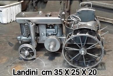 Trattore Landini cm 35 X 25 X 20 costruita a mano