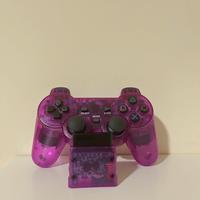 Controller Ps2 Wireless Trasparente Viola