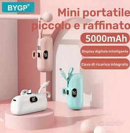Caricatore batterie portatile 5000mAh power bank