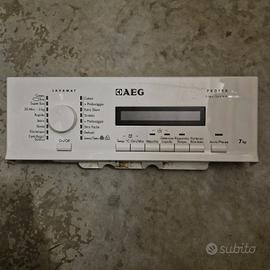 scheda elettronica  e frontalino lavatrice AEG 
