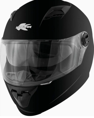 Casco Kappa Kv27 Denver colore nero opaco. Tag. M