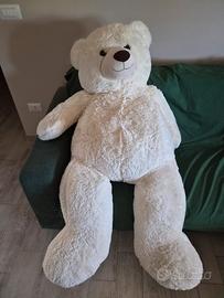 peluche teddy bianco