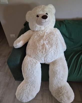 peluche teddy bianco