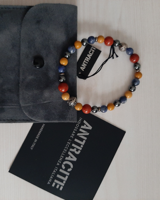 Bracciale argento e pietre naturali