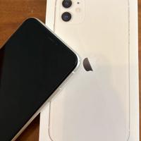 Iphone 11 bianco+ vetrino+cover+cerchietti