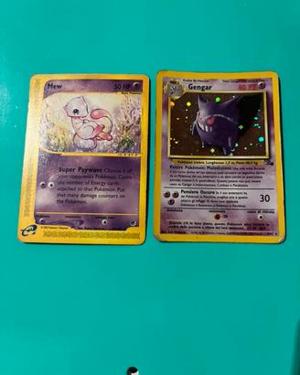 Mew inglese /gengar ita (pokemon )
