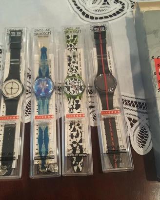 Lotto 4 Swatch Art Swiss Anni 90