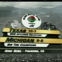 2005 MICHIGAN vs TEXAS ROSE BOWL NCAAF DVD