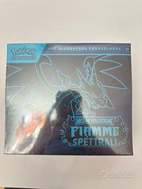 Pokemon set allenatore/etb fiamme spettrali