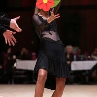 ABITO BALLO DANZE LATINO AMERICANO NERO