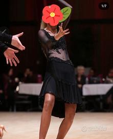 ABITO BALLO DANZE LATINO AMERICANO NERO