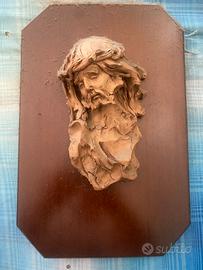 scultura in altorilievo  raff. Gesu