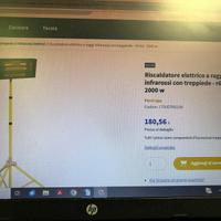 Riscaldatore elettrico a raggi infrarossi FERVI
