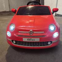 Macchina elettrica Fiat 500 per bambini