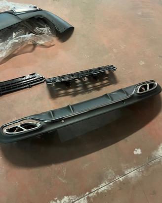 Diffusore posteriore paraurti mercedes classe a