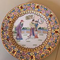 Piatto decorato antico cinese
