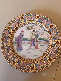 Piatto decorato antico cinese