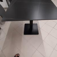 Tavolo in marmo ceramica 80x80 e sedie