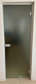 porta vetro battente 
