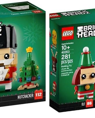 LEGO 40274 Brickheadz Mr. & Mrs. Claus 40353 Renna