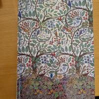block notes copertina e retro disegno artistico