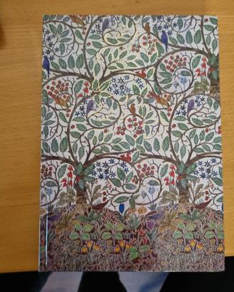 block notes copertina e retro disegno artistico