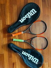 2 Racchette Wilson Burn 100 v 2.0 e 1 Blade 98 e b