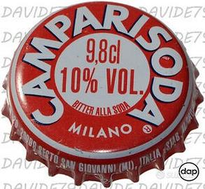 Bottiglietta Campari soda giallo