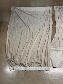 Tendoni bianco/beige coppia mt. 3,05 x0,90/2,15