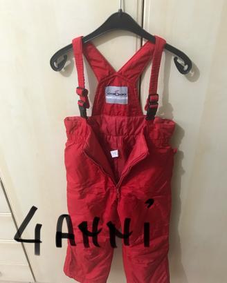 Pantaloni/ salopette sci bambino
