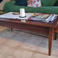 Tavolino da soggiorno arte povera 