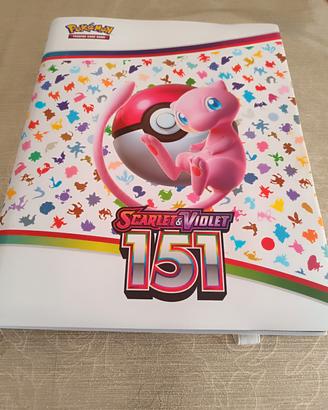 album Pokemon 151 set base completo