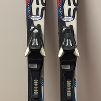 sci SALOMON 110cm attacco regolabile + bastoncini