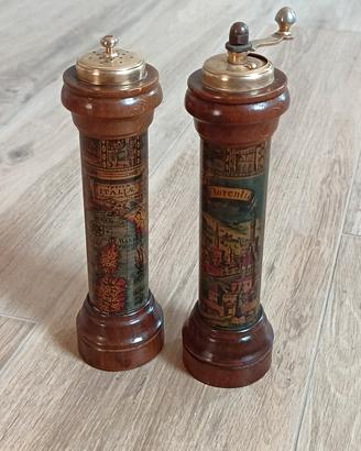 Saliera e macinapepe vintage stile fiorentino