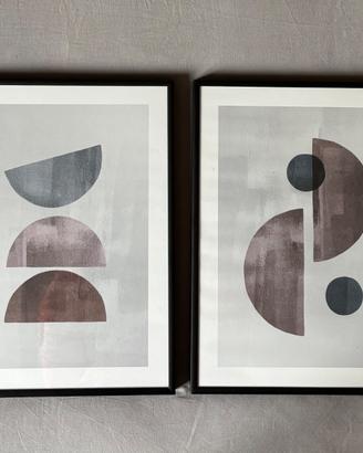 2 poster Desenio con cornici
