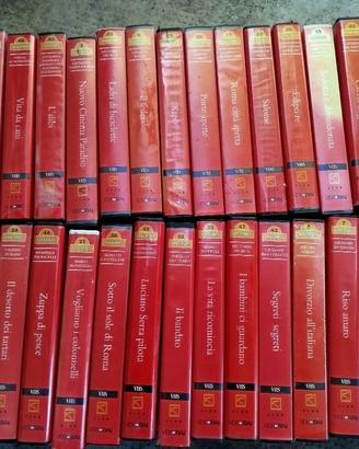 lotto di 47 VHS collezione Cinecittà,anni '90