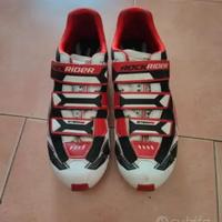 Scarpe **42** MTB RockRider + pedali con aggancio 