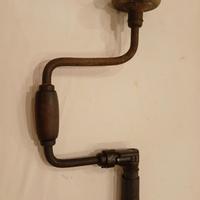 Antico trapano a manovella cm.37