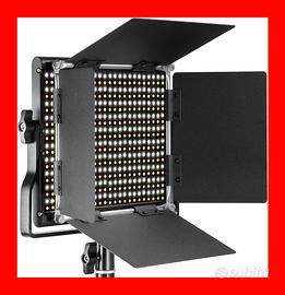 3 NEEWER 660 LED + DIFFUSORI CIRCOLARI Video Light