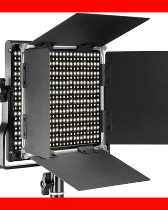 3 NEEWER 660 LED + DIFFUSORI CIRCOLARI Video Light