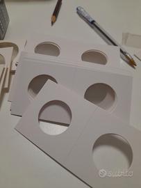 lotto 100 oblò per monete..