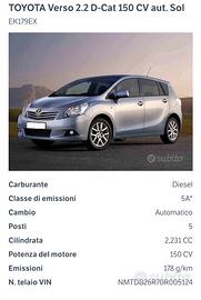 Toyota Verso Automatic