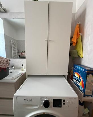 Mobiel sopra lavatrice