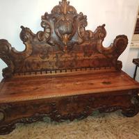 Cassapanca in legno 