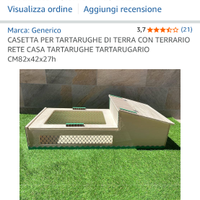 Casetta per tartaruga da terra
