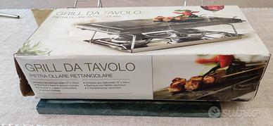 pietra ollare grill da tavolo nuova