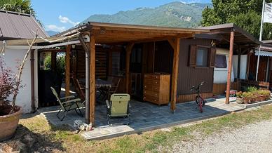 Roulotte stanziale con preingresso