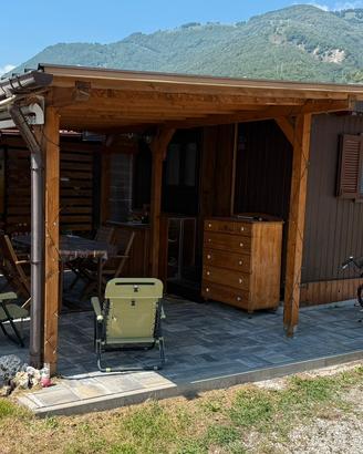 Roulotte stanziale con preingresso