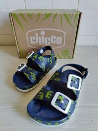 Scarpe Bambino Chicco 23 Sandalo Blu T-REX